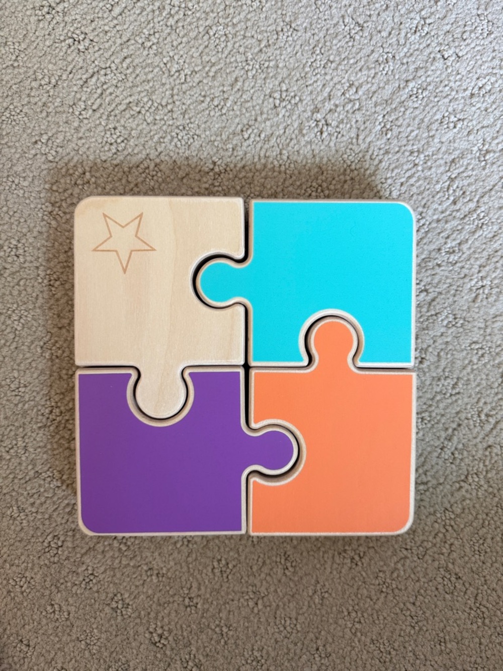Lovevery Wooden Puzzle Blocks Set - brand new